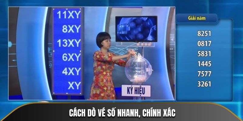 Cách dò vé số nhanh, chính xác