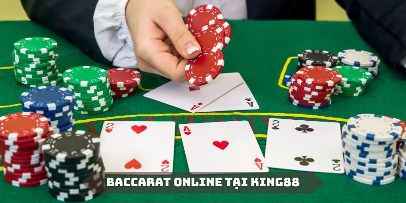 Baccarat online là siêu phẩm dẫn đầu tại sảnh Casino King88